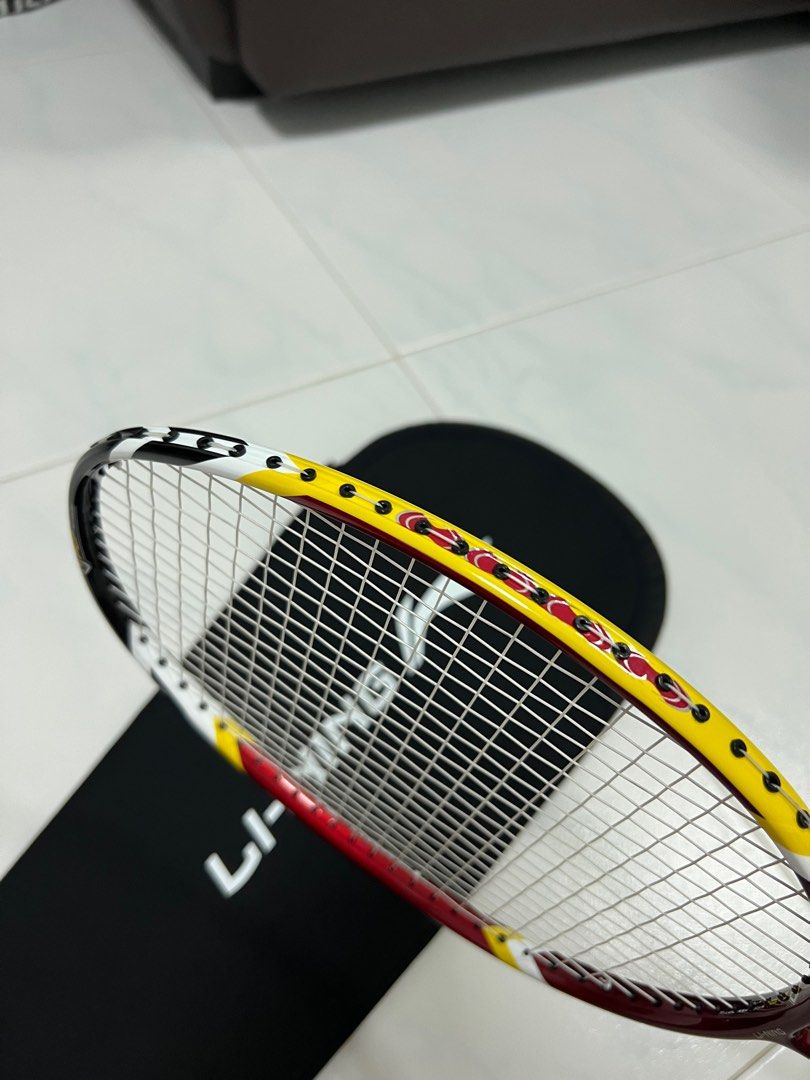 Lining Flame N55 Chen Long racket, Sports Equipment, Sports & Games ...