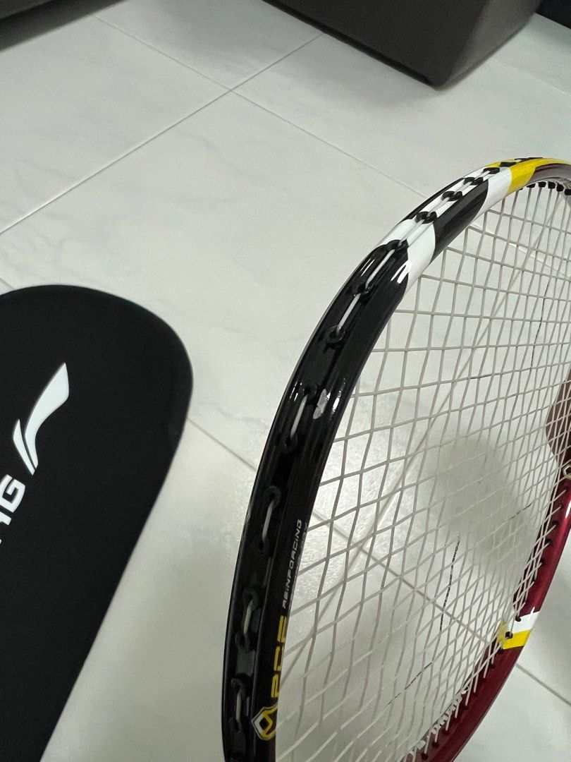 Lining Flame N55 Chen Long racket, Sports Equipment, Sports & Games ...