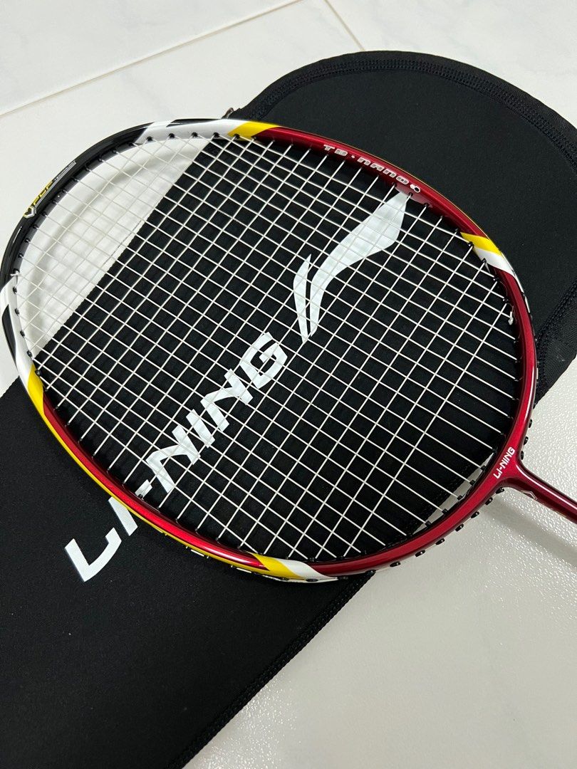 Lining Flame N55 Chen Long racket, Sports Equipment, Sports & Games ...