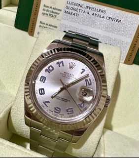 LNIB Rolex Datejust 2 41MM 116334 Rare Arabic Dial