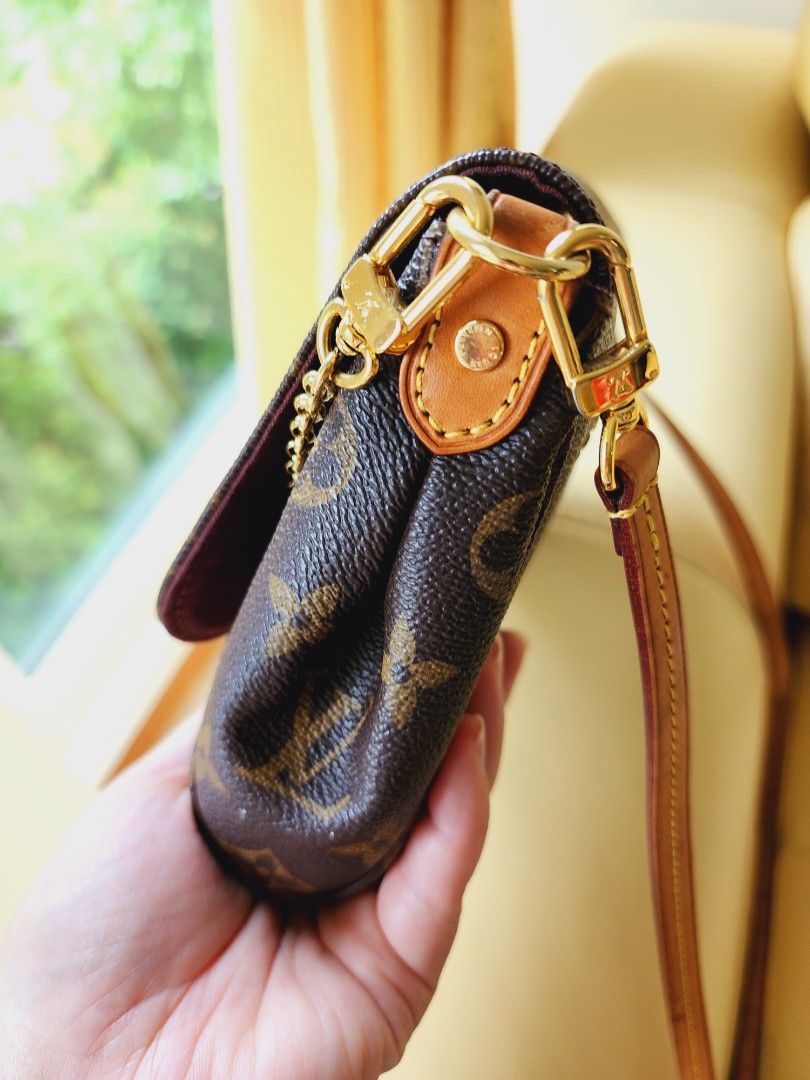 Louis Vuitton LV monogram Gold Chain Long Sling Bag