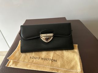 Authentic Louis Vuitton Portefeuille Eugeine Purple EPI Wallet