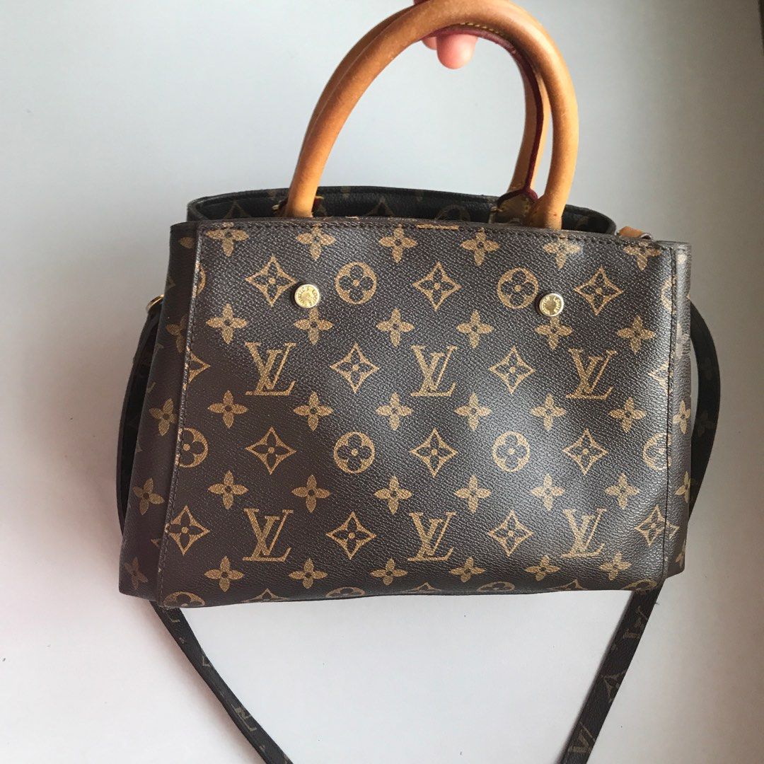 LV MONTAIGNE MM MONOGRAM BAG, Luxury, Bags & Wallets on Carousell