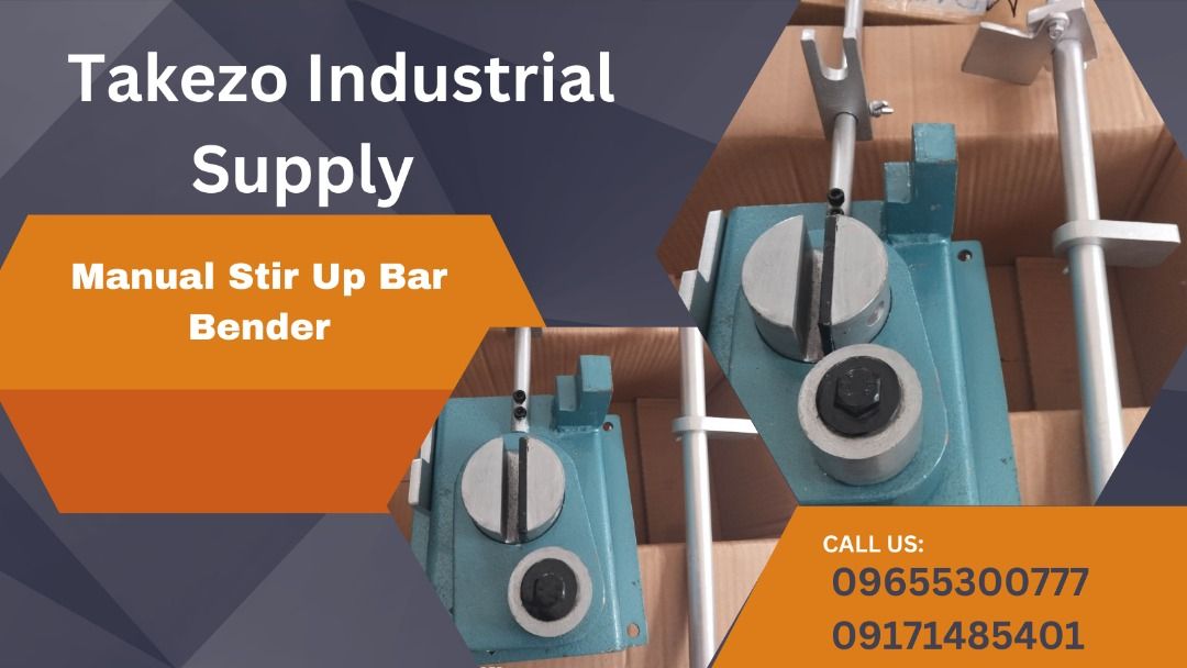 Manual Stir Up Bar Bender (Category: Construction Tools & Equipment) located in Manila. Submitted by angiedalu10338 (Listing ID 1236471291, Image 1). Description: Manual Stir Up Bar Bender Specs: 6-12mm Price: 10,500 For faster transaction call txt or viber 0-9-6-5-5-3-0-0-7-7-7 0-9-1-7-1-4-8-5-4-0-1 Look for angie *PRICE MAY CHANGE WITHOUT PRIOR NOTICE *ITEM IS VAT EXCLUSIVE *SUBJECT FOR AVAILABILITY *PRICE DEPENDS ON THE SIZES.