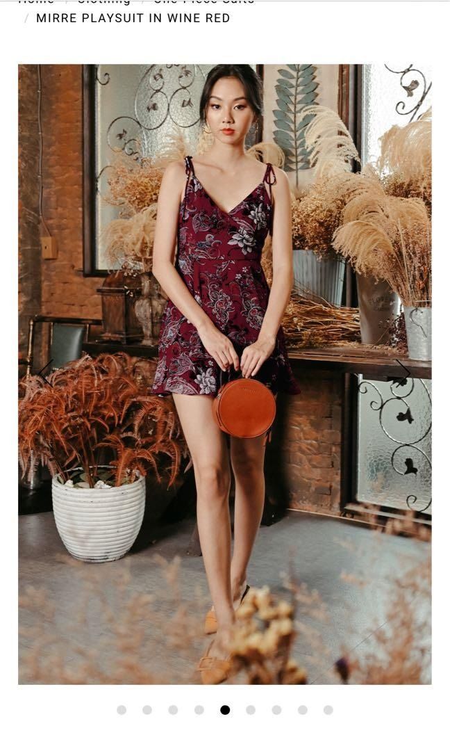 Wine playsuit 2025