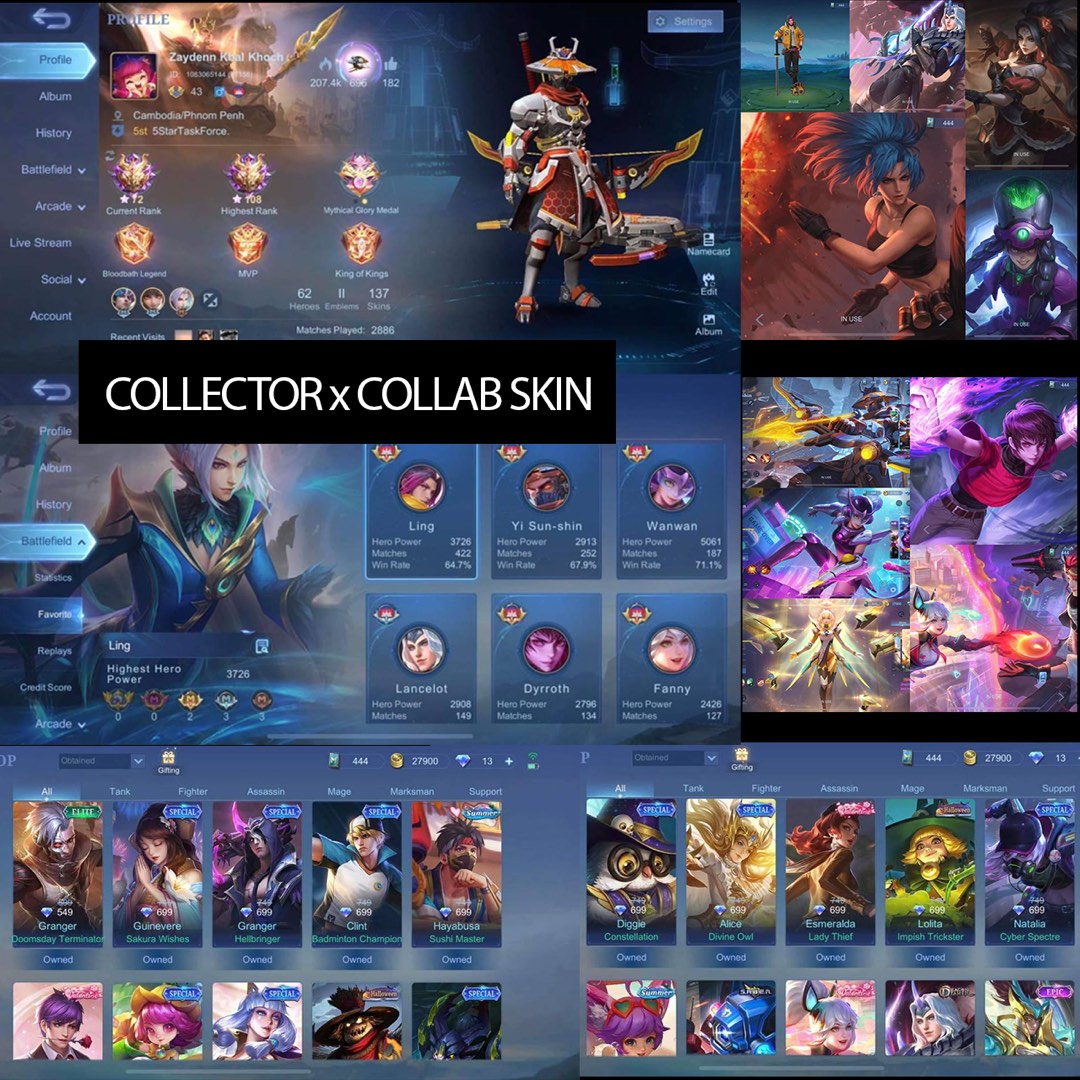 Mobile Legends Account High Elo, Video Gaming, Video Games, Others on  Carousell