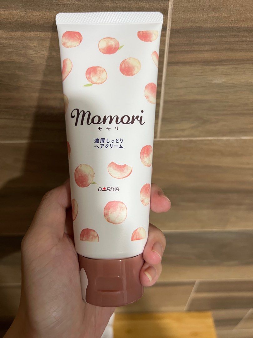 Momori peach hair mask / cream, Beauty & Personal Care, Hair on Carousell