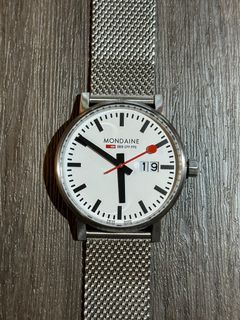 MONDAINE MSE.40210.SM 全新 Evo2 Quartz Big date mse.40210.sm MSE40210 Swiss made 瑞士製造  RONDA 519.S機芯 石英 40mm 現金價
