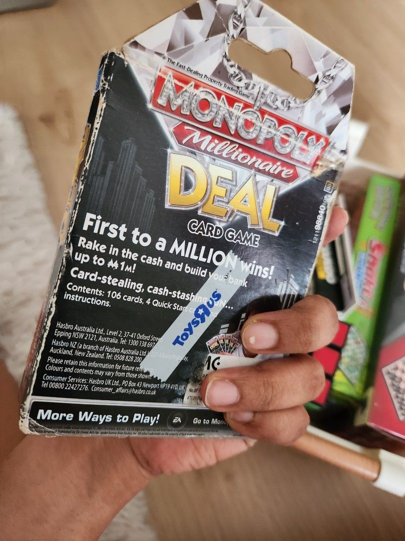 Monopoly card Game, Hobbies & Toys, Toys & Games on Carousell