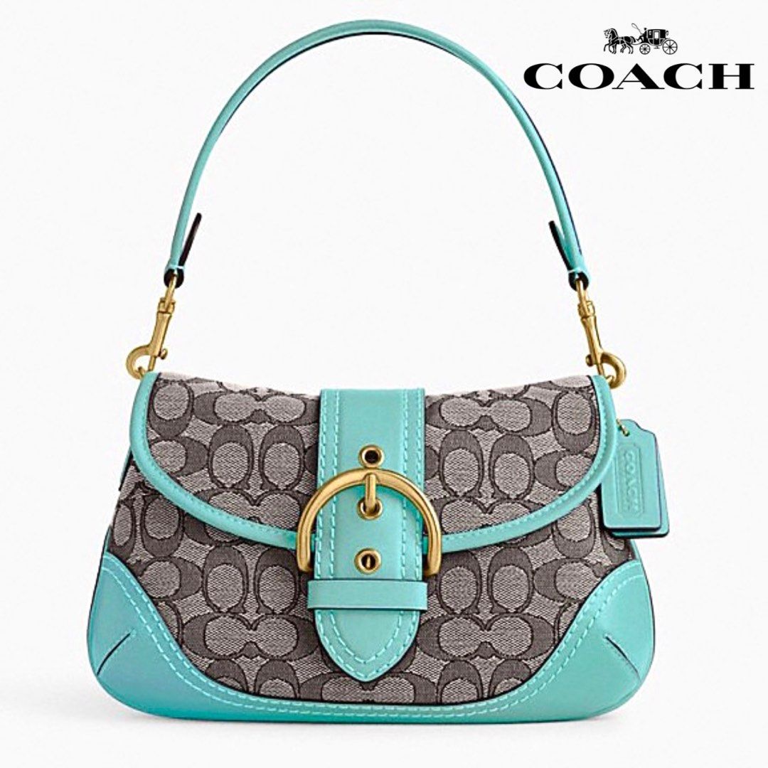 Blue Coach Handbag | Handbag, Coach handbags, Blue coach