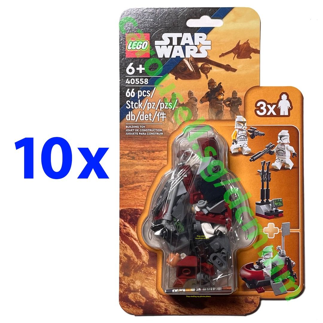 New Sealed LEGO Star Wars 40558: Clone Trooper Command Station