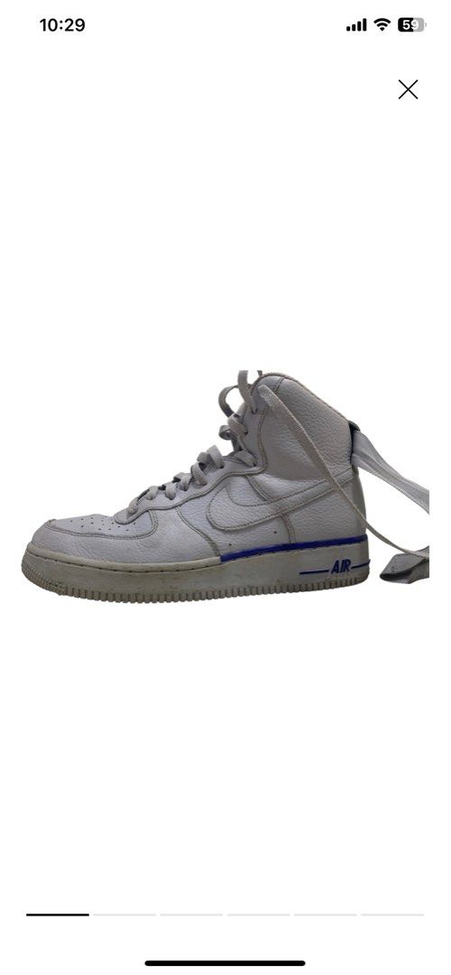 Air force 1 outlet high top grey