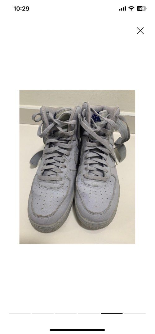 Nike air force shop 1 high gray
