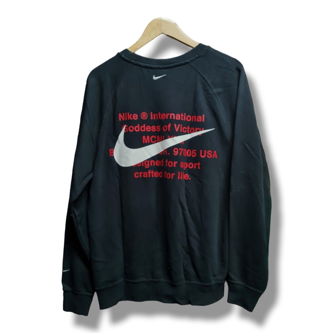 Nike double swoosh hotsell crewneck