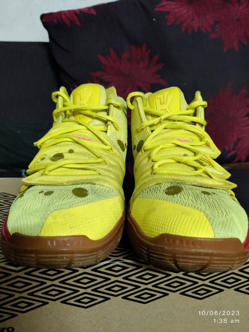 NIKE KYRIE 5 SPONGEBOB SNEAKERS LIMITED EDITION Men s Fashion