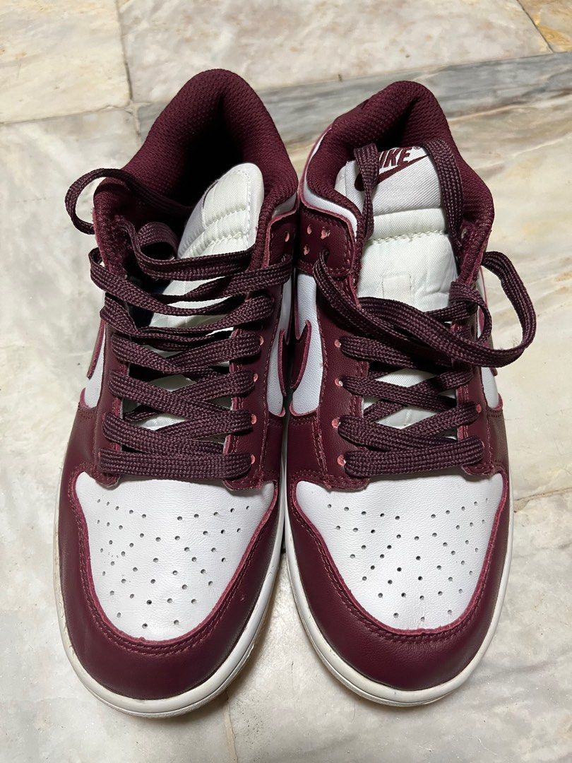 dunk low maroon