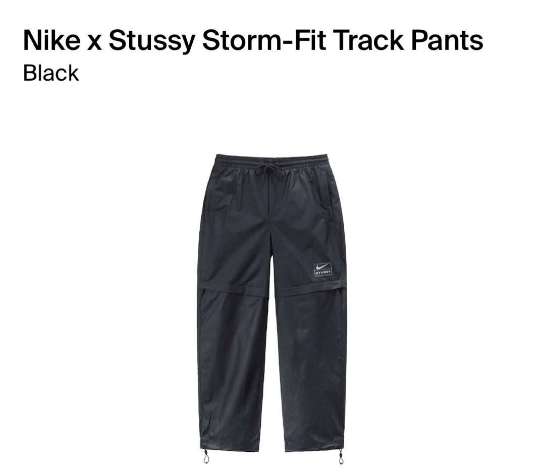 2024新入荷 22ss NIKE STUSSY STORM FIT PANTS 黒 パンツ - www ...