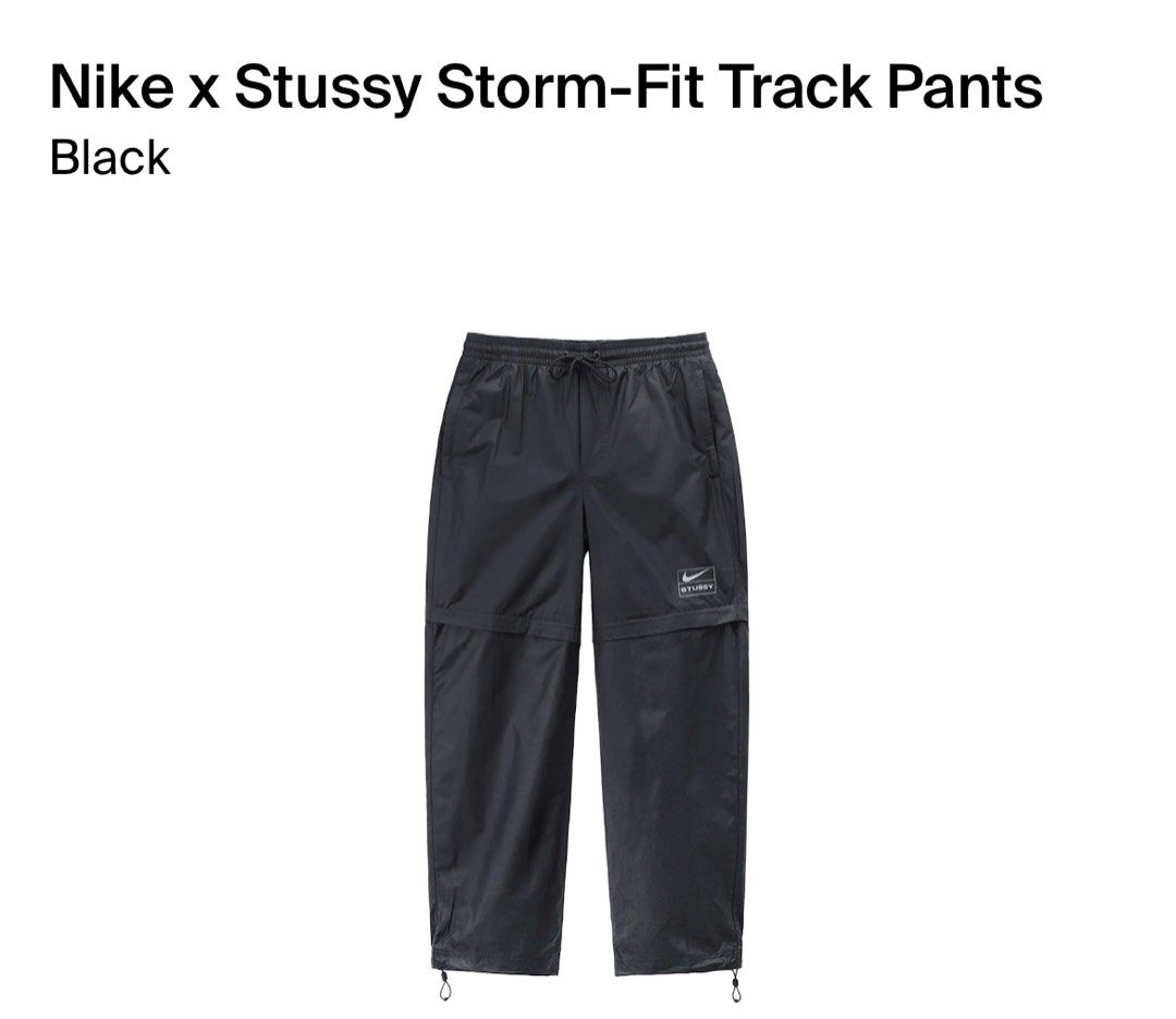 Nike X Stussy Storm-Fit Track Pants, Men's Fashion, Bottoms