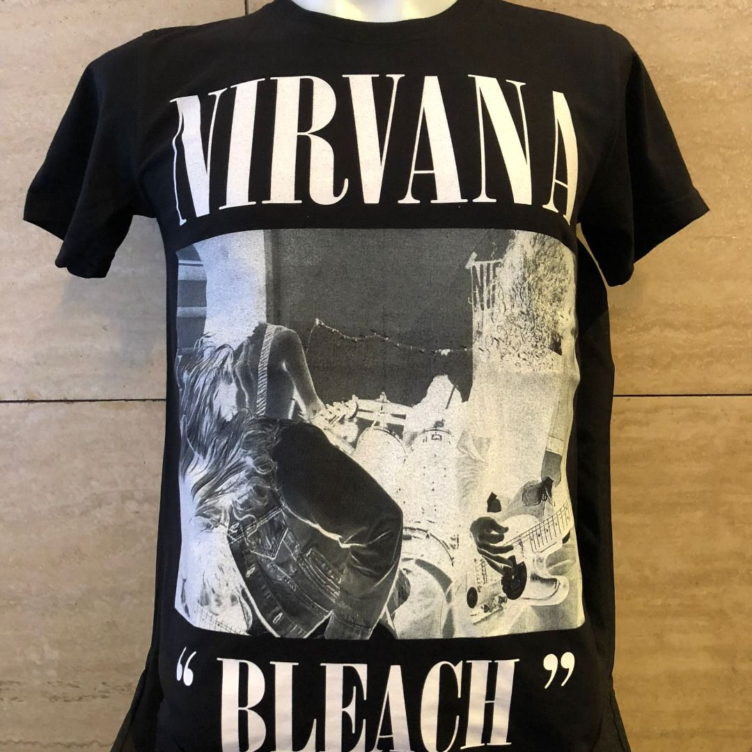 Nirvana Bleach T-Shirt (S), Men's Fashion, Tops & Sets, Tshirts & Polo  Shirts on Carousell