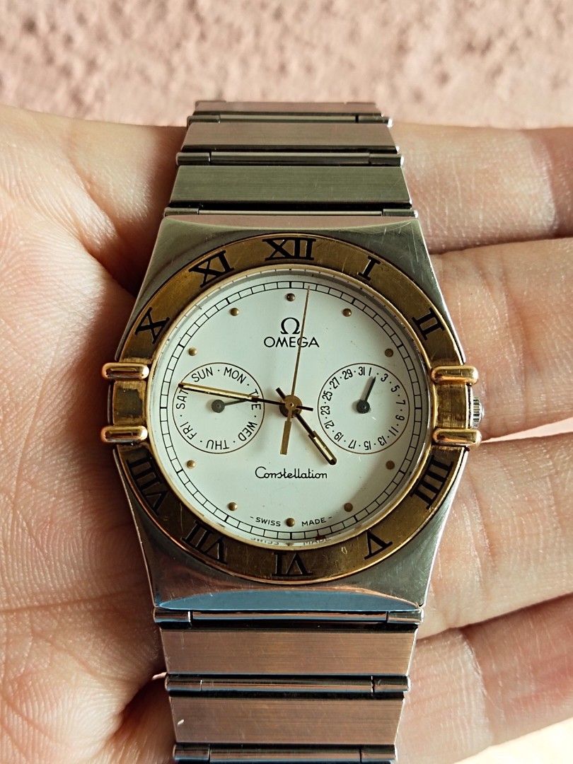 Omega Constellation 33mm Men Quartz 18k Full Set Offer Men s