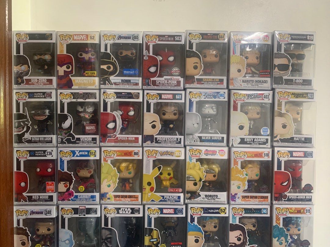 Original Funko POP assorted characters (Category: Designer & Blind Box Toys) located in Paranaque City. Submitted by silentcloud.3104f9 (Listing ID 1042573627, Image 2). Description: Up for grabs are Original FUNKO POP toys for display. Prices… Aquaman - 245 Php 700 Iron Man - 487 (Box Lunch Exclusive) *Bought From USA* Php 850 Batman - 1189 Php 400 Ninja - 52 Php 350 Guy Fieri - 49 Php 600 Naruto (Hokage) - 724 (AAA Anime) Php 900 Groot (Holiday