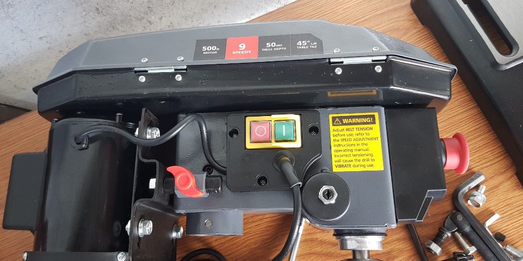 Ozito 500w 16mm online drill press