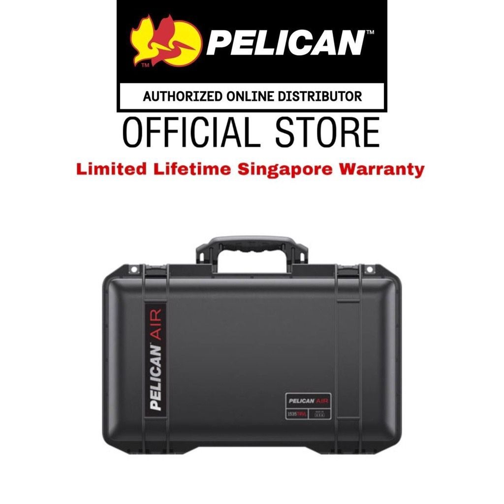 Pelican 1535 TRVL Air Travel Case Wheeled Carry On Luggage Black