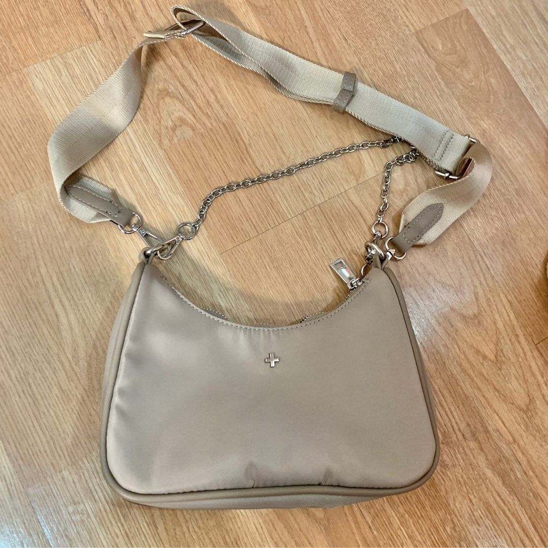Peta & jain hotsell paloma nylon bag beige