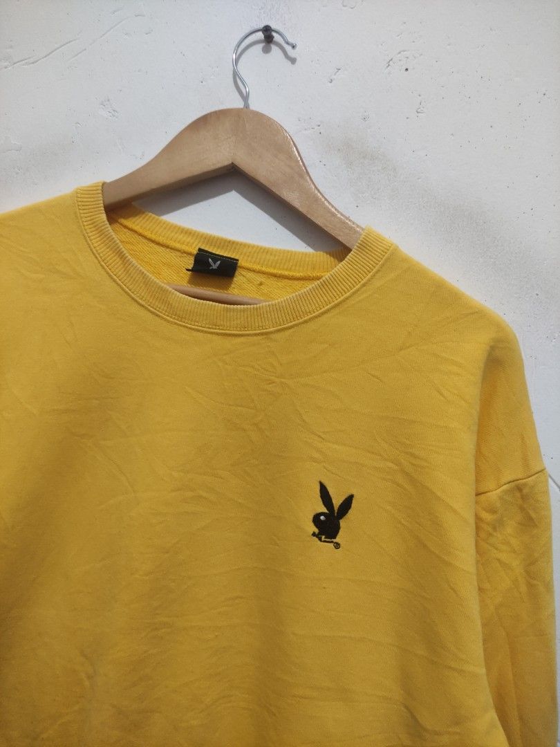 Playboy yellow sweatshirt store
