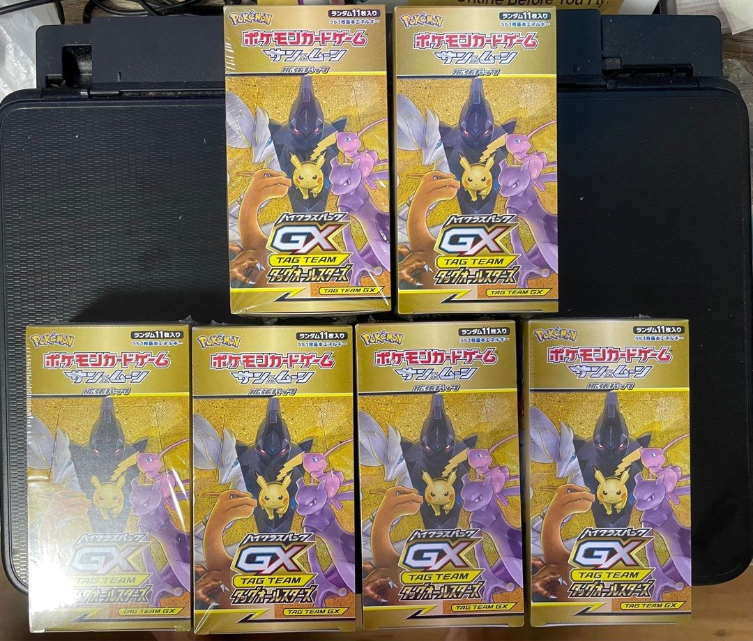Pokemon Tag Team GX Booster Box Tag All Star SM12a, Hobbies & Toys