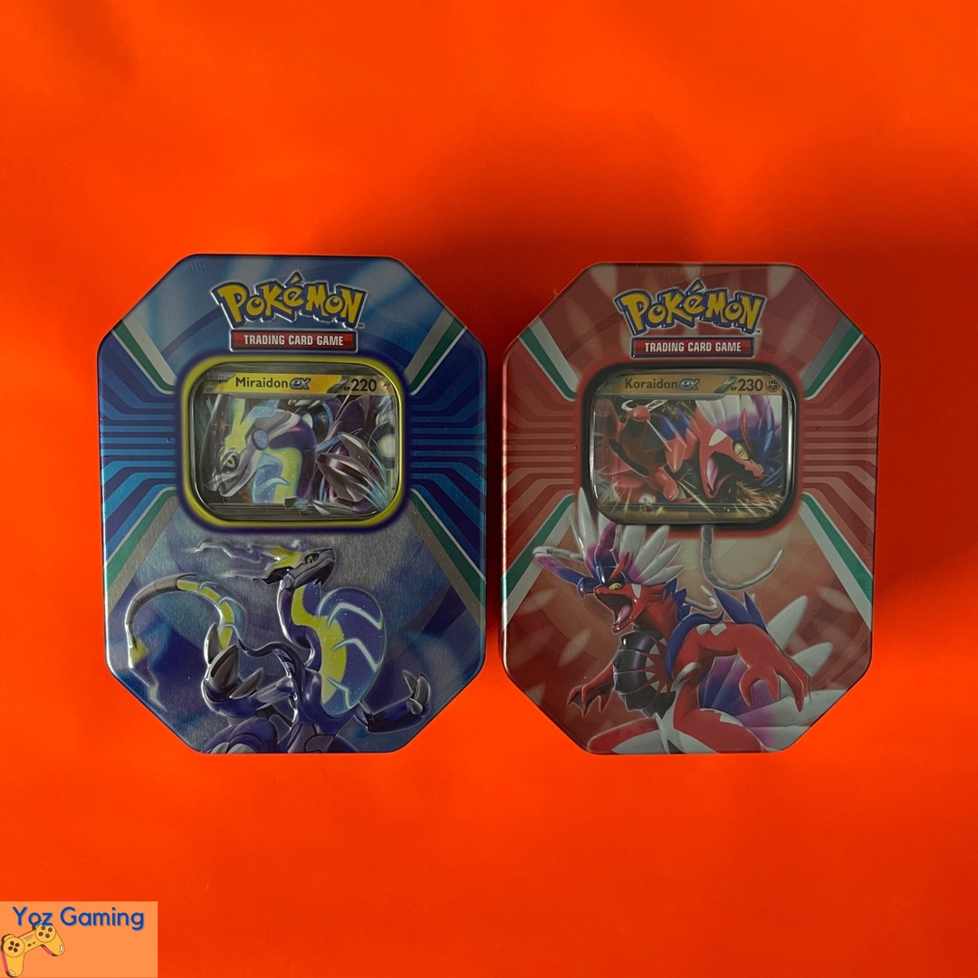 Pokémon TCG: Paldea Legends Tin (Koraidon/Miraidon)