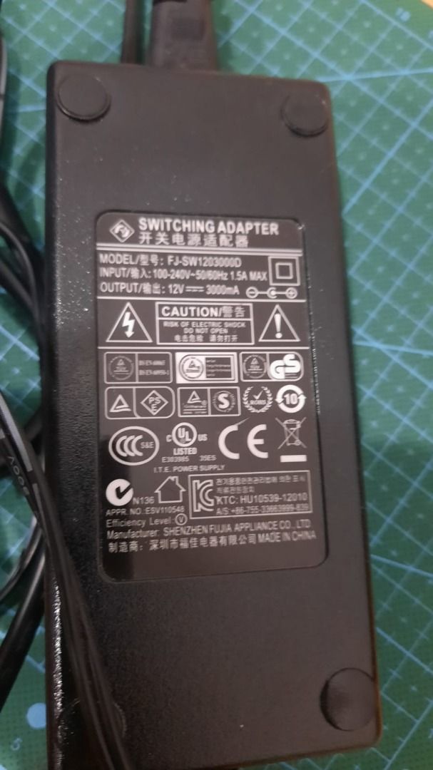 Power Supply Switching Adapter Model FJSW1203000D on Carousell