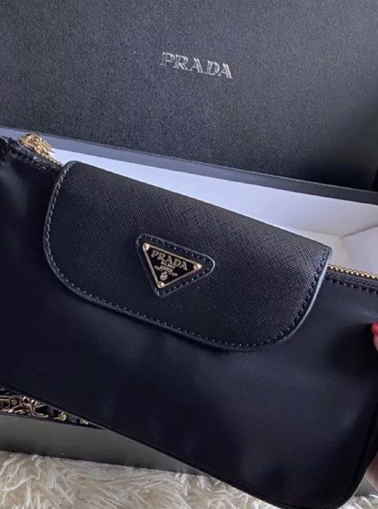 Prada crossbody chain bag (Category: Luxury Bags & Wallets) located in Angeles City. Submitted by lux.finds (Listing ID 1236422855, Image 2). Description: Diclaimer: we are not affiliated with the brand stated in this post, no infringement intended. All copyrights are reserved to its brandowners ..