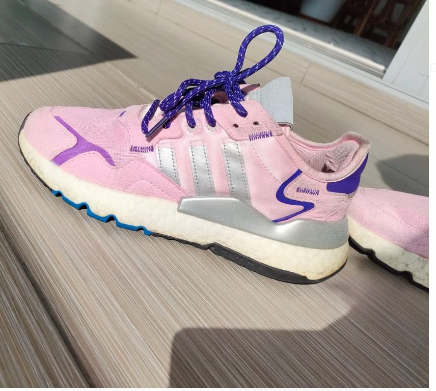 Purple adidas sales sneakers womens