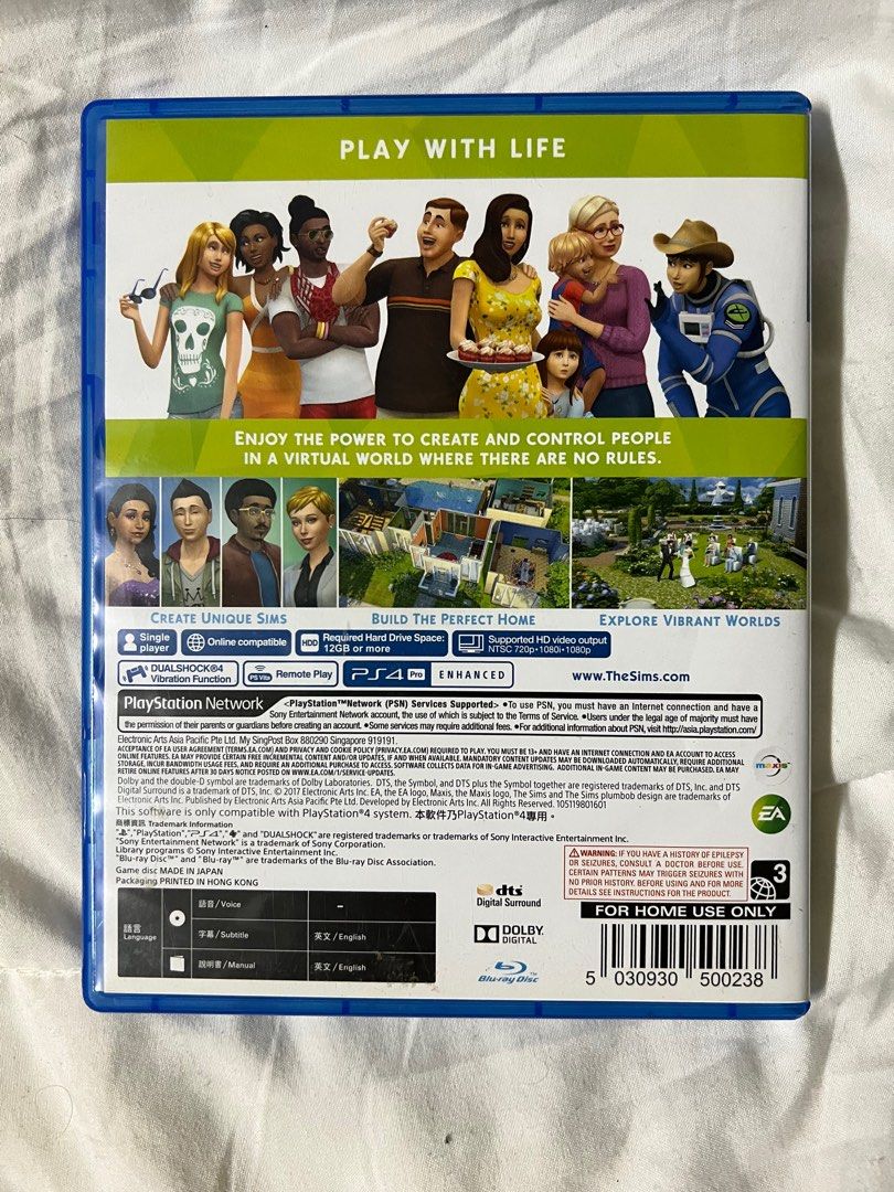PS4 The Sims 4, Video Gaming, Video Games, PlayStation on Carousell