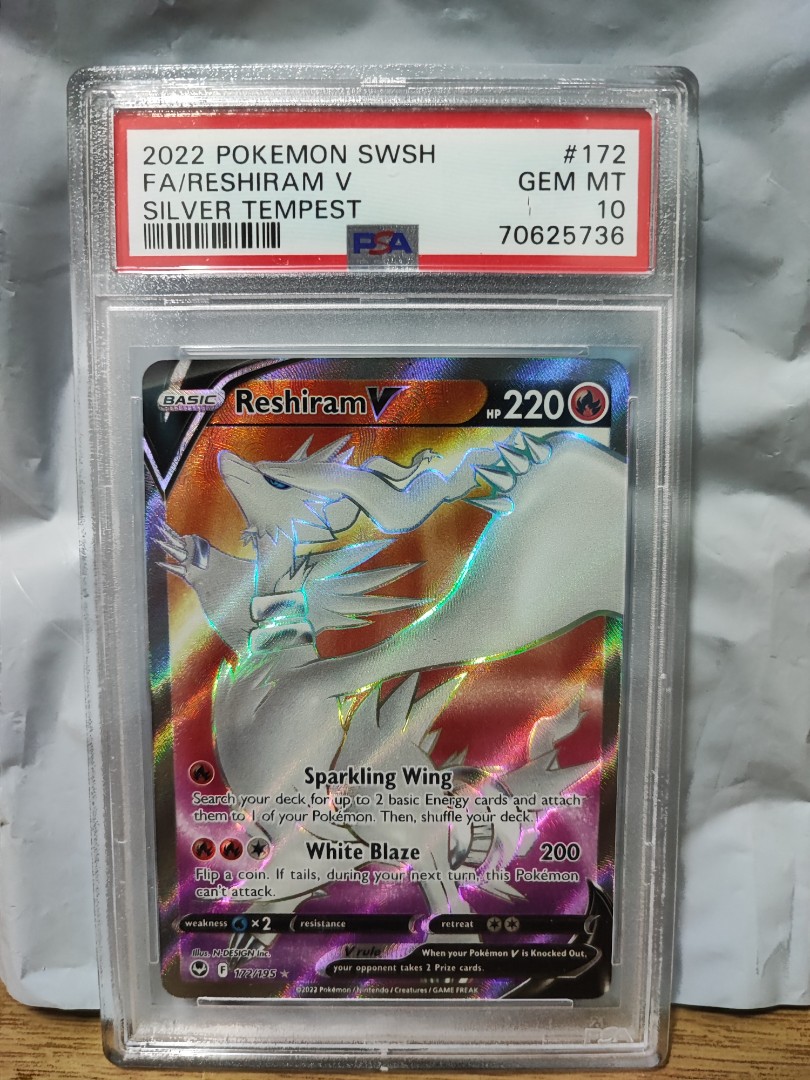 Pokemon Card - Reshiram V, Hobbies & Toys, Toys & Games on Carousell