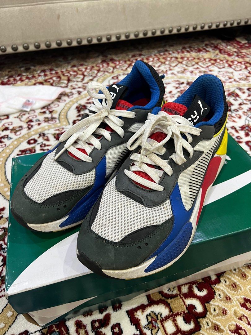 PUMA RS X TOYS WHITE ROYAL Men s Fashion Footwear Casual