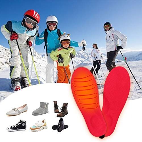 Rechargeable heated clearance insoles