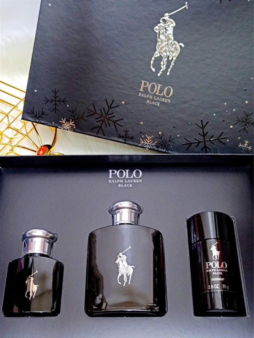 Polo black hotsell cologne gift set