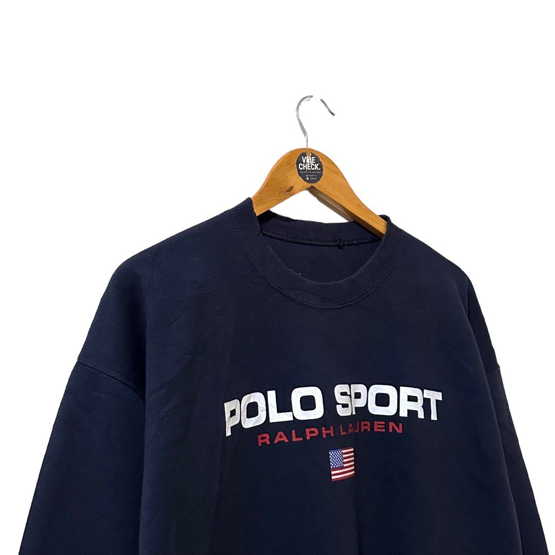 Vintage navy blue polo sport ralph lauren sweater