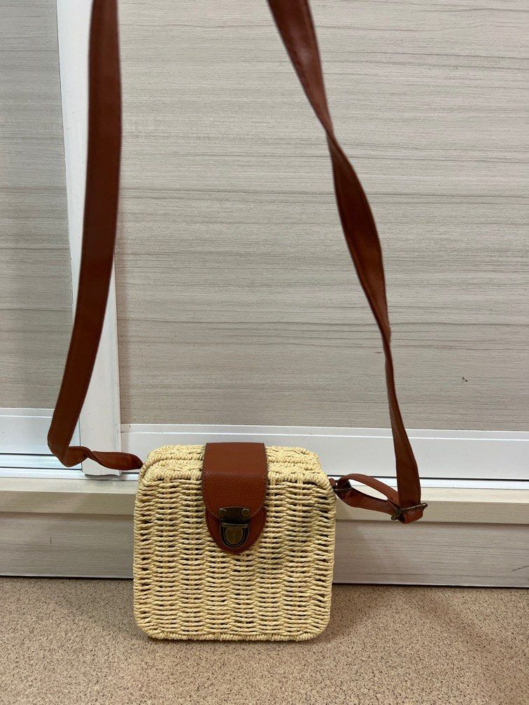 Rattan Bag Women s Fashion Bags Wallets Beach Bags on Carousell