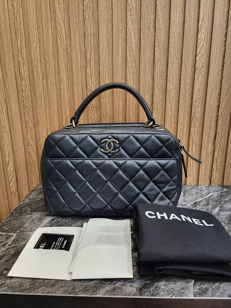 Chanel Dual Col Bowling Bag