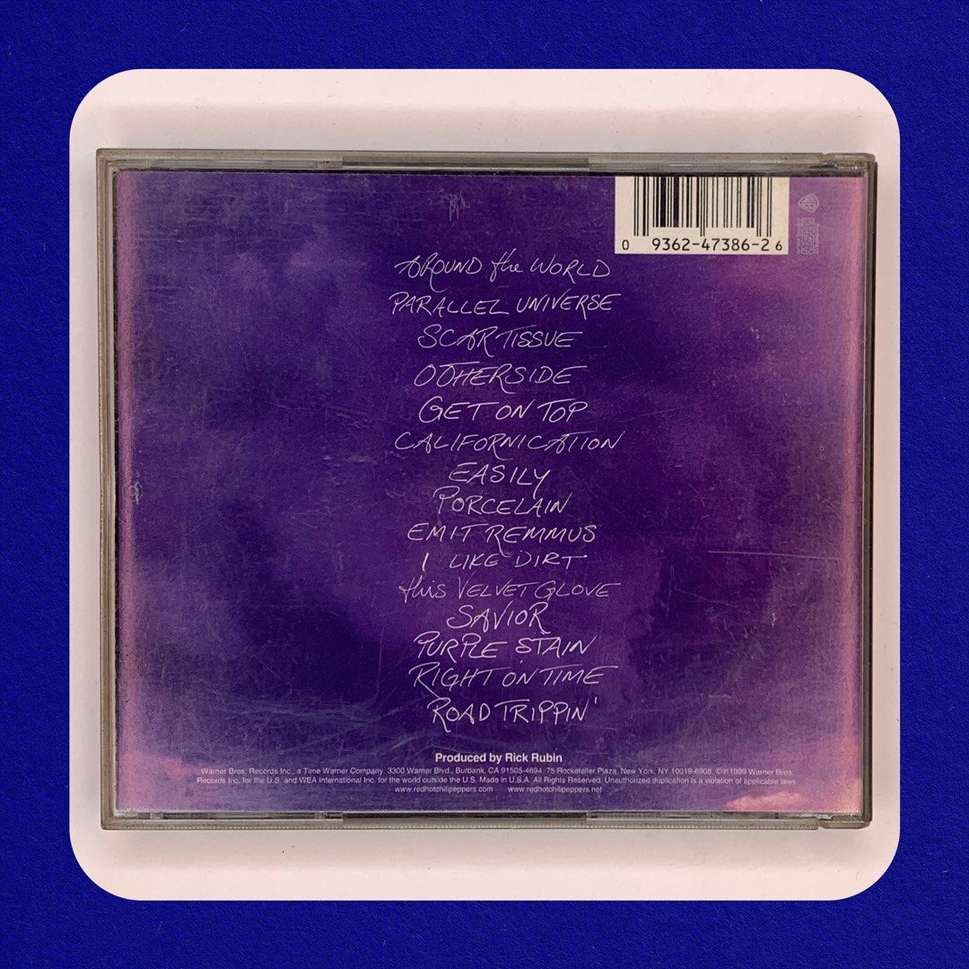 Red Hot Chili Peppers Californication (1999) Album Original Compact