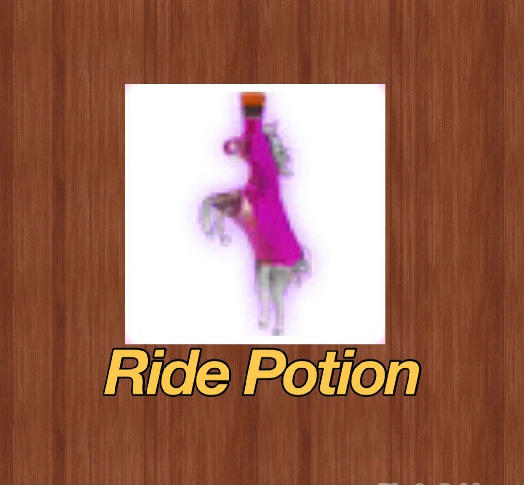 Ride Potion Adopt Me Roblox, Video Gaming, Gaming Accessories, InGame