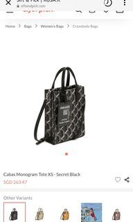 Buy Cabas Monogram Tote M - Secret Black Online in Singapore