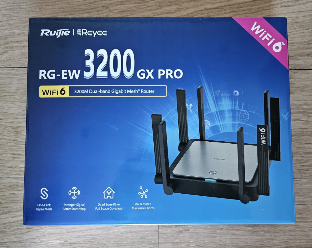 Ruijie RG-EW3200GX PRO 3200M Wi-Fi 6 Dual-band Gigabit Mesh Router
