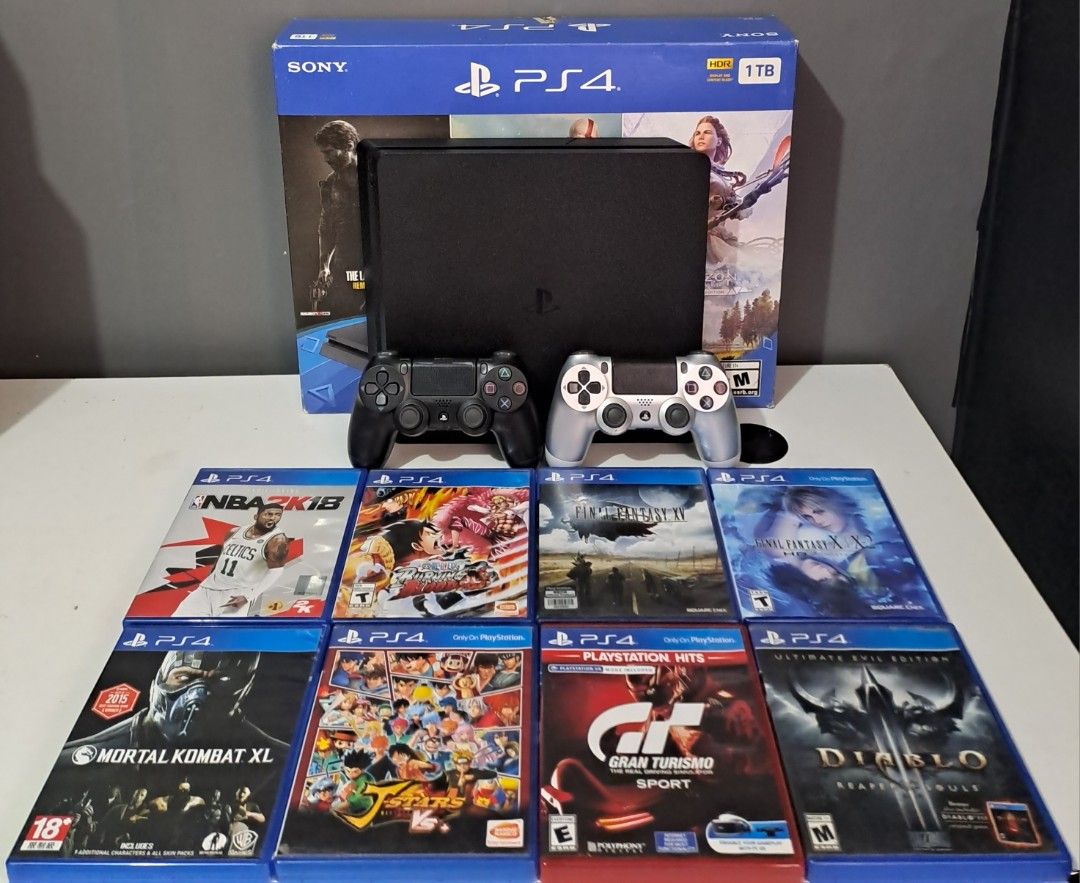 RUSH PS4 SLIM 1TB HDR 8 GAMES 13K ONLY FIX!, Video Gaming, Video Game  Consoles, PlayStation on Carousell