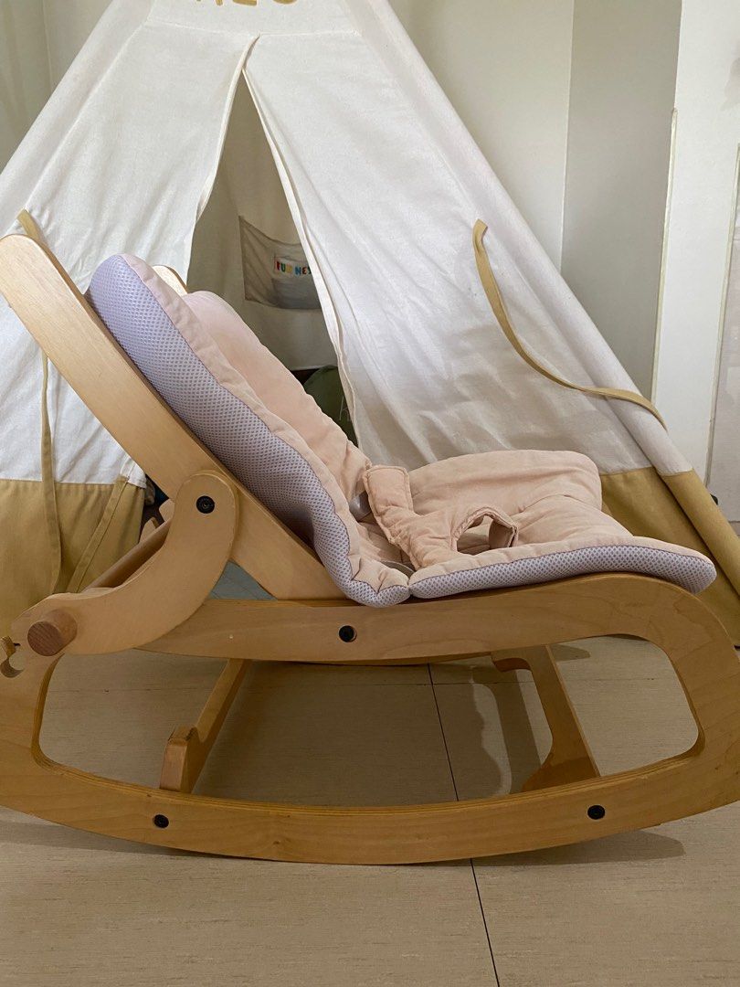 Sagepole baby wood rocker clearance