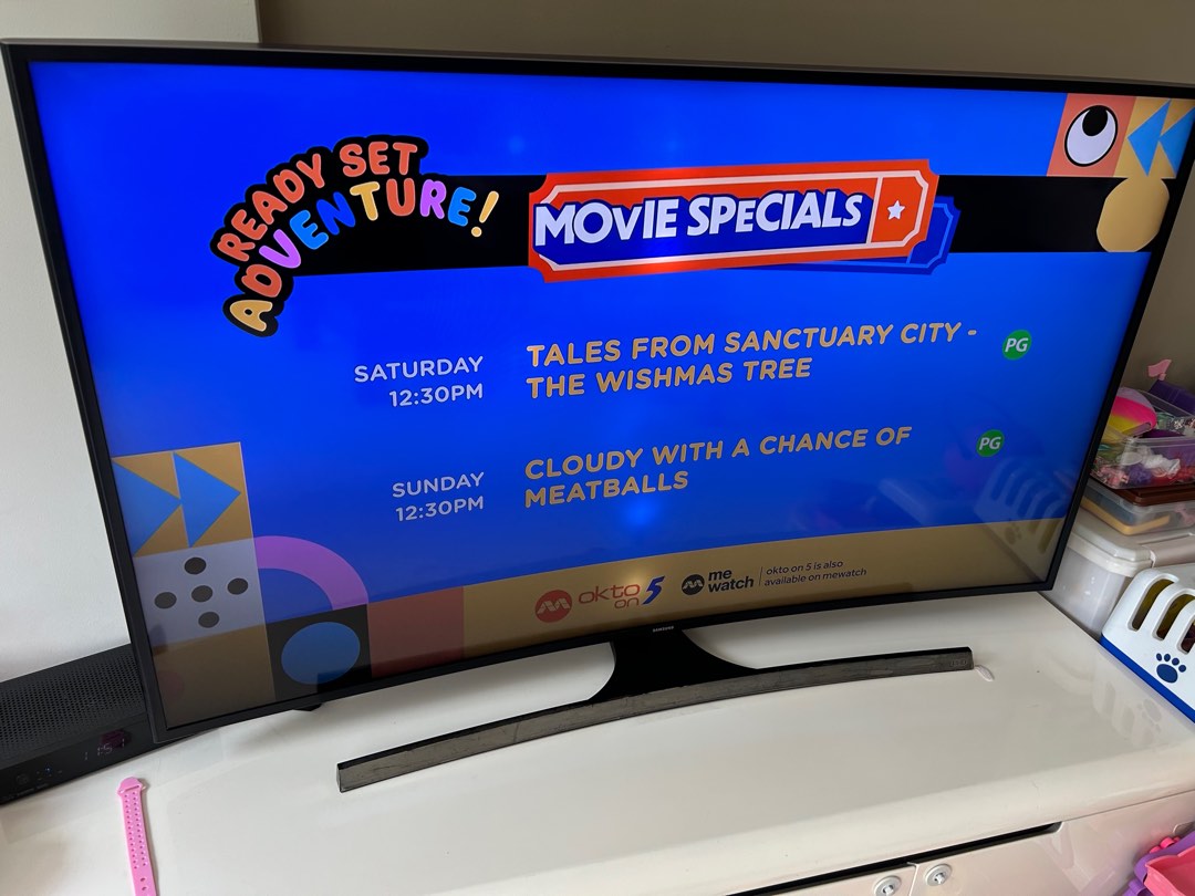 Samsung curved TV, 55 inch, TV & Home Appliances, TV & Entertainment