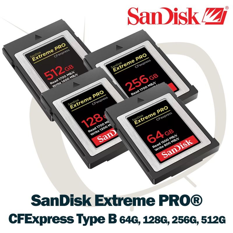 SanDisk Extreme PRO CFexpress Card Type-B ( 64G / 128G / 256G